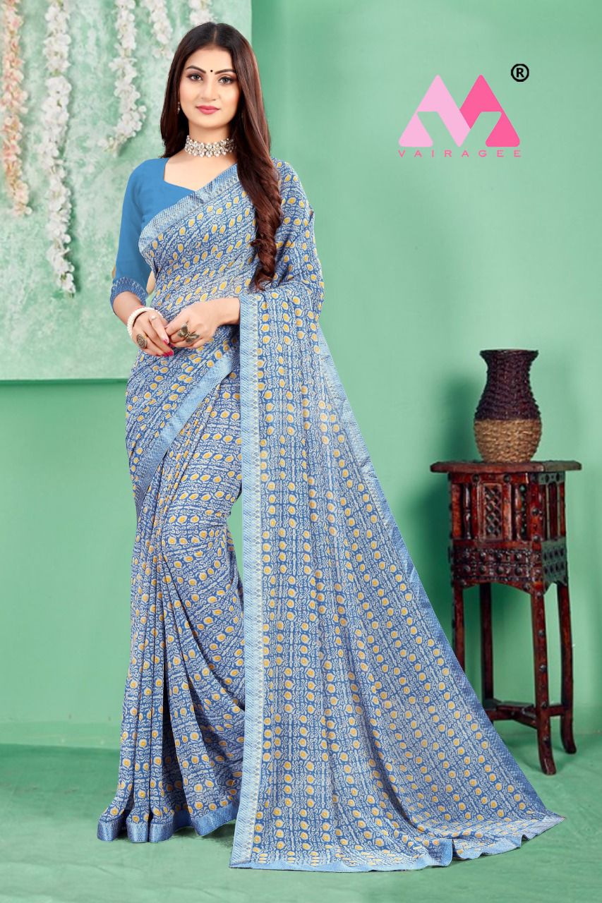 Vivera Saraswati 8 Sancy Ethnic Daily Wear Printed Georgette Designer Collection